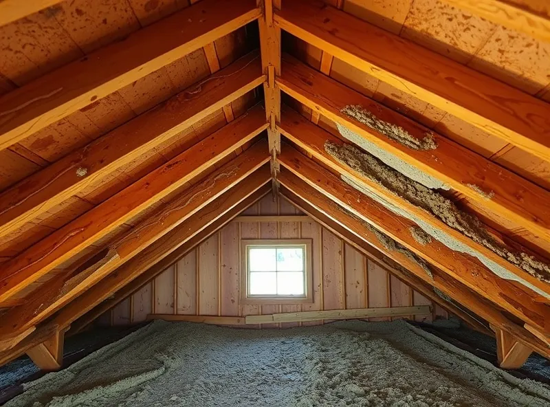 Attic before insulation - Phoenix home